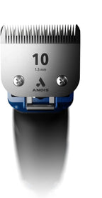 Ergonomic soft grip anti slip housing on a heavy duty rotary motor clipper.