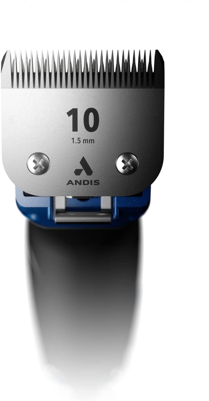 Ergonomic soft grip anti slip housing on a heavy duty rotary motor clipper.