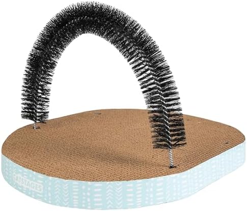 Catstages cat scratcher with removable curved brush