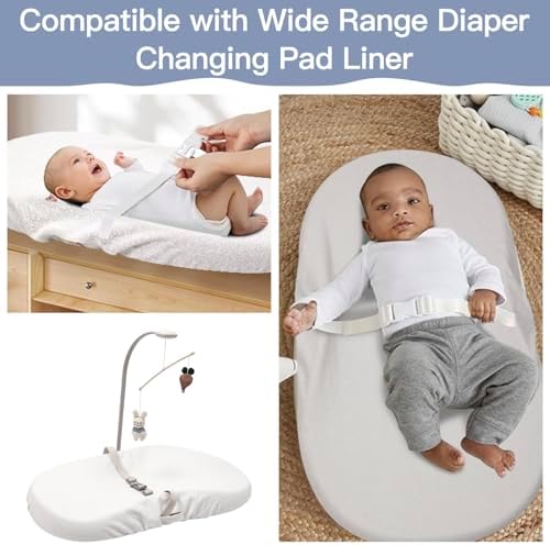 Packaging presentation of the authentic imported Pikpops white waterproof changing pad covers.