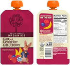 Organic baby fruit puree squeeze pouch 4 ounce packaging