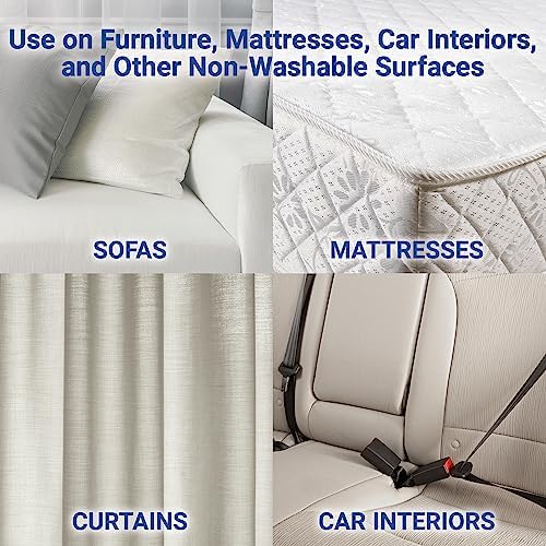 Rid bed bug and dust mite spray for car interiors