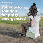 Jool Baby foldable potty chair with travel bag and liners