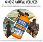 Sovereign Silver immune support liquid bottle back panel