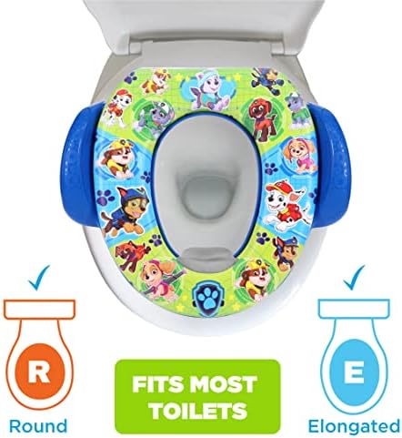 Packaging of the USA imported Nickelodeon PAW Patrol infant bathroom training accessory.