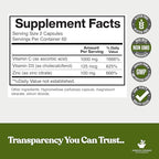 Triple action immune support supplement with zinc vitamin c and d3 by American Standard Supplements