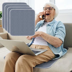 Hunaigee absorbent pad used on a wheelchair seat