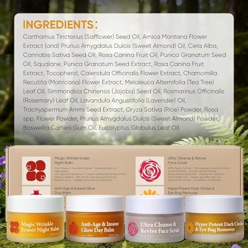 Froya Organics skincare collection box display