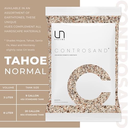 Side by side comparison of Controsand Tahoe grain size