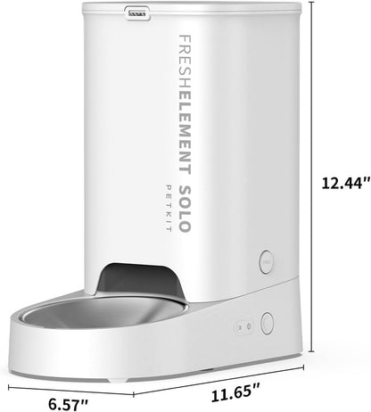 PETKIT Automatic Cat Feeder, 2.4G WiFi Automatic Dog Feeder, App Control Pet Food Dispenser with Triple Fresh-Lock System, Up to 10 Meals Per Day, Schedule Feeding, Food Shortage Alert, 3L Capacity - Image 9
