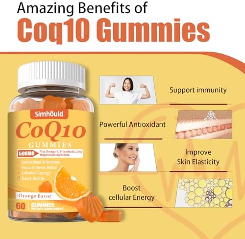 Simhould CoQ10 500mg Gummies daily health and wellness benefits