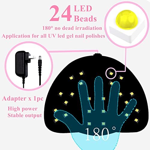 BIGBEAR UV Light for Nails, 48W UV LED Nail Lamp for Gel Polish, Fast Nail Dryer with Automatic Sensor, 3 Timer Setting, Small and Portable, LED Nail Light for Fingernail and Toenail - Image 4