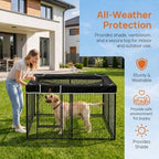 PJYuCien imported pet sanctuary top cover showing attachment straps