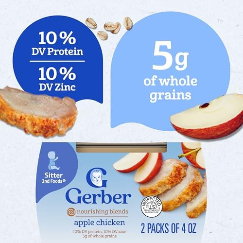 Gerber 16 pack baby food boxes for sitters