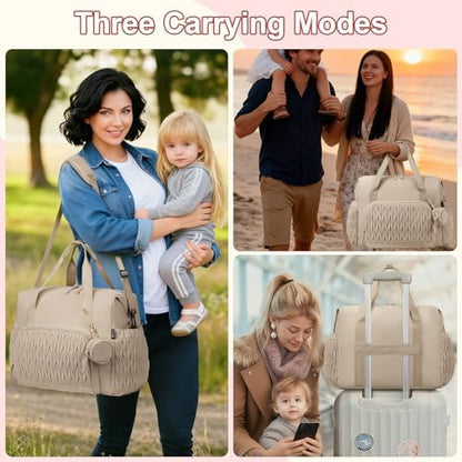 Yorige large maternity hospital bag interior compartments