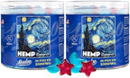 Hooloo adult hemp supplement jar ingredients panel