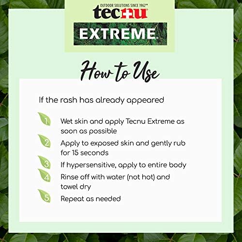 Authentic Tecnu Extreme imported medicated scrub for poison oak rash.