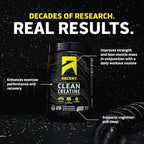 Ascent Clean Creatine Supplement nutritional facts panel