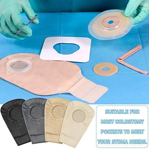 Lightweight skin friendly stoma bag cover for odor and noise control.