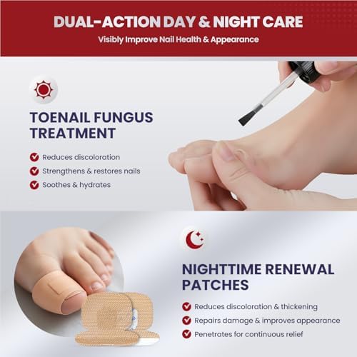 Treatonic antifungal kit packaging showing instructions for two step application.