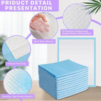 Piemeet diaper mat stacked in bulk 100 pack arrangement