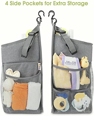 Maliton baby diaper organizer for changing table organization