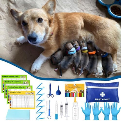 URMYONLY newborn care tools including nursing bottle and pill shooter for puppies