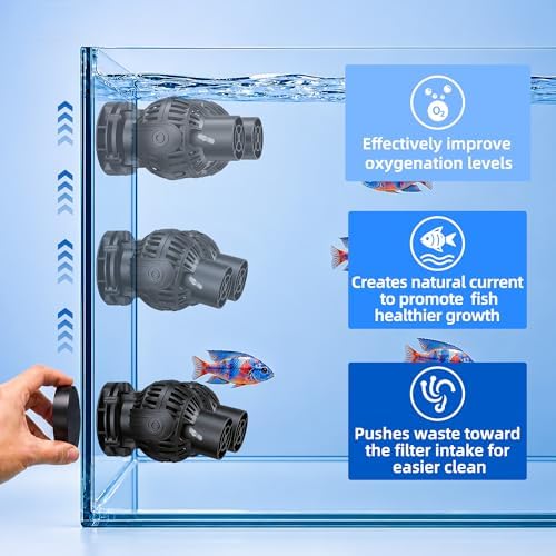 FREESEA aquarium water pump showing dual rotating heads
