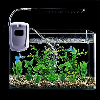 Bxlive lifelike artificial water plants inside a clean aquarium