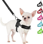 SlowTon No Pull Small Dog Harness and Leash Set, Puppy Soft Vest Harness Neck & Chest Adjustable, Reflective Lightweight Harness & Anti-Twist Pet Lead Combo for Small Medium Dogs (Fuchsia, XXS) - Image 10