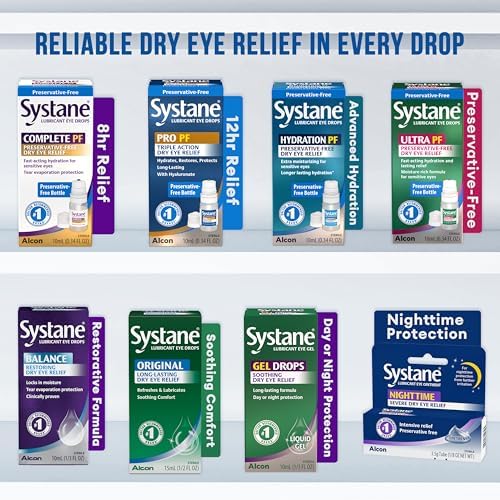 Educational graphic showing how Systane Complete replenishes the three layers of the tear film.