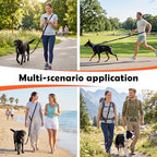 XiaZ tangle free hands free dog walking system close up hardware