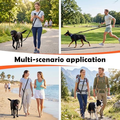 XiaZ tangle free hands free dog walking system close up hardware