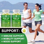 Wogorgt hemp oil capsules twin pack display