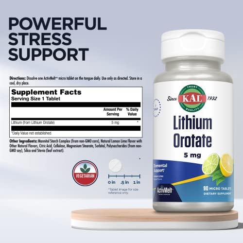 Kal mood support dietary supplement packaging overview