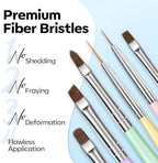 Modelones professional nail design brushes arranged in package