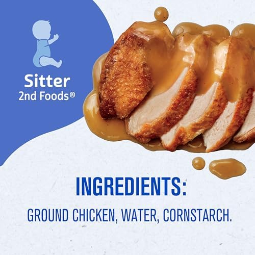 Gerber 10-pack chicken and gravy baby food jars