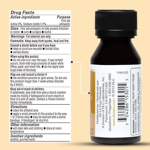 De La Cruz first aid iodine solution lifestyle medical kit view