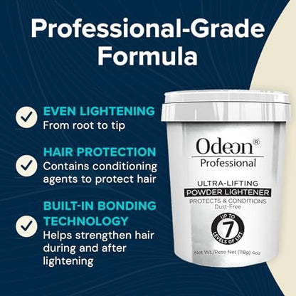 Authentic USA imported professional hair bleach powder for salon highlights