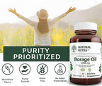 Natural Nutra Borage Oil box and bottle arrangement