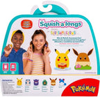 Squish-a-longs SQAL0400 style pack showing Snorlax and Eevee figures with play accessories