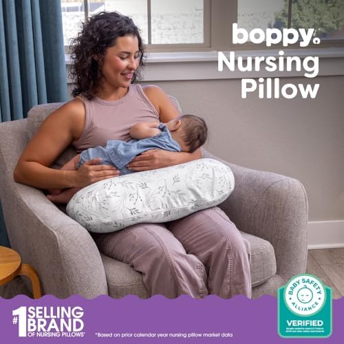 Boppy nursing pillow U-shaped ergonomic design