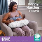 Boppy nursing pillow U-shaped ergonomic design