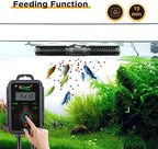 Hygger 18W cross flow pump creating 360 degree surface waves in a reef tank