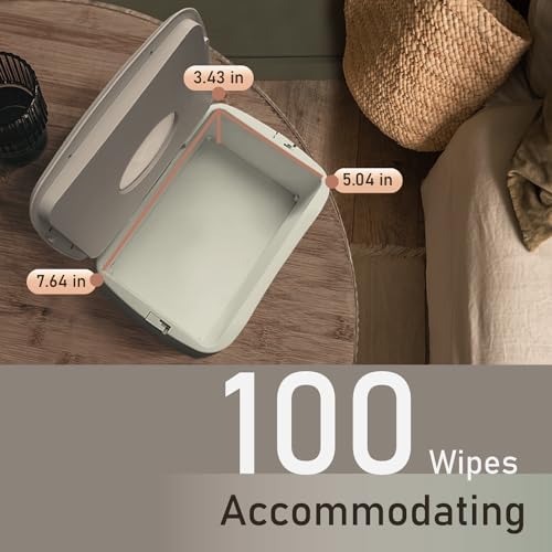 Gogo Pure baby wipe dispenser side profile showing modern design