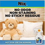 Close up of Nix spray label showing active ingredients for bed bug elimination.