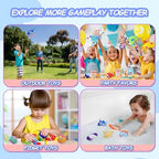 Collection of forty eight vibrant sensory toys arranged as party favors and classroom prizes.
