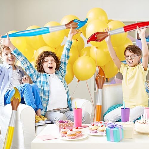 Furbeko ten piece large art theme decoration set inflated