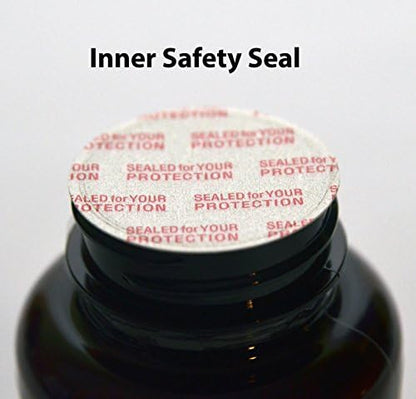 Side angle of the American imported immune defense and antioxidant propolis supplement.