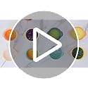 Full AMZCHEF baby food processor kit including the glass jar, lid, blade structure, and main heating base